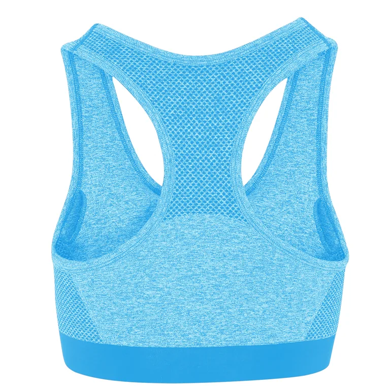 TriDri Womens/Ladies Seamless 3D Fit Multi Sport Sculpt Bra - Sapphire Blue - 1