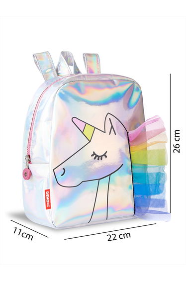 Unicorn Hologram Girls School Backpack product thumbnail 2