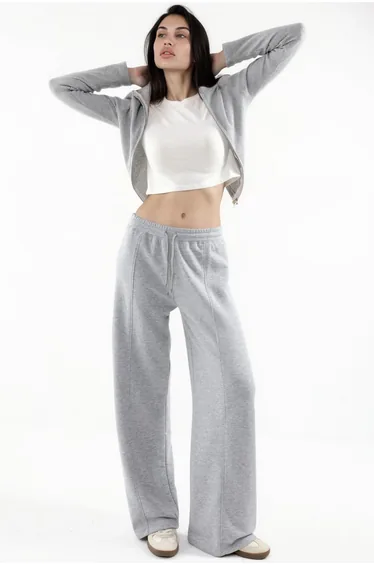 Wide Leg Jogger Pants