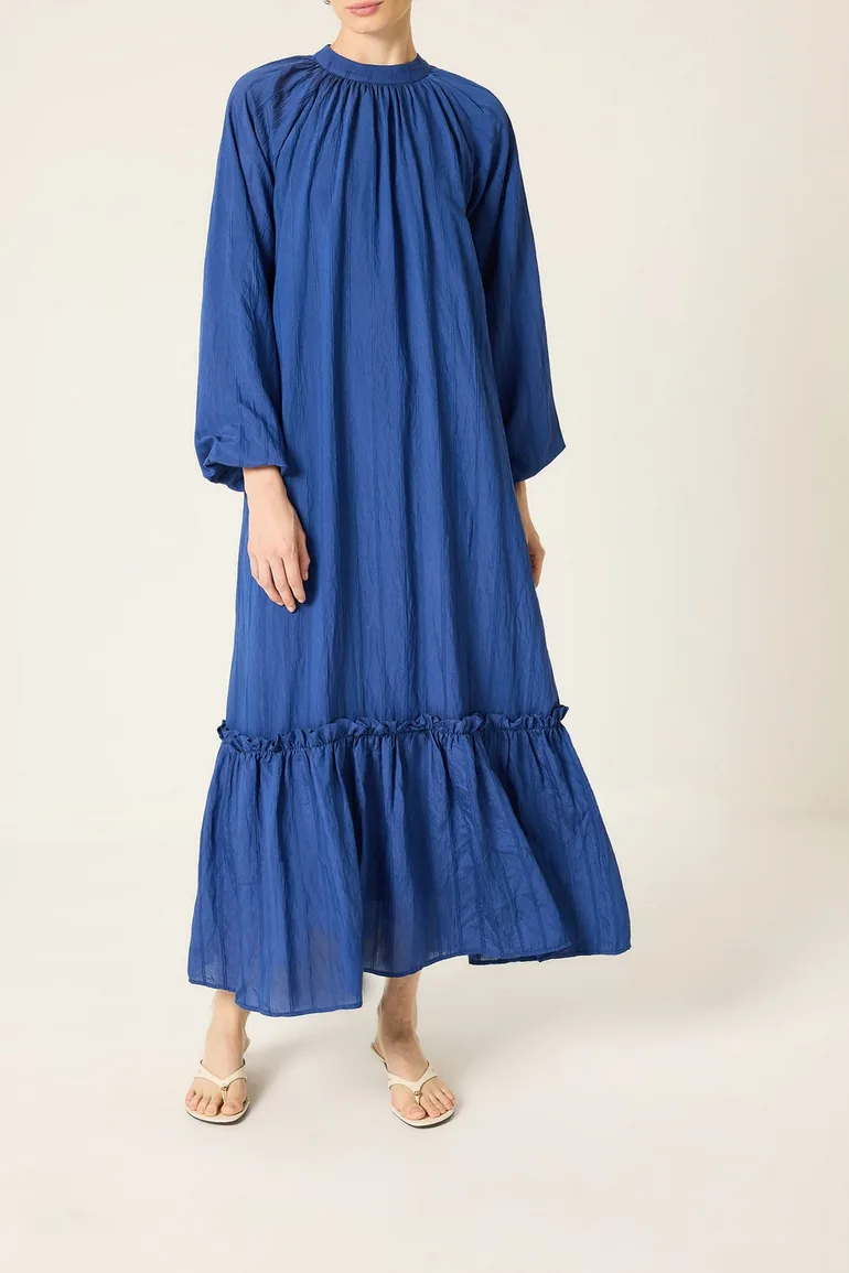 PATCHWORK VISCOSE MAXI DRESS - 2