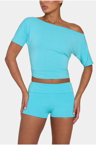 ButterCloud™ T-Shirt in Aqua product thumbnail 4