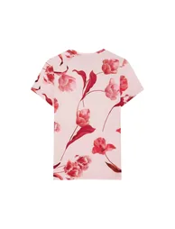 Ted Baker Womens/Ladies Crew Neck Slim T-Shirt - Light Pink - 2