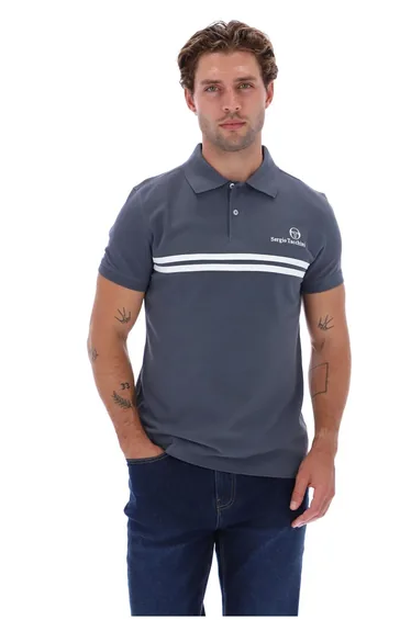 New Supermac Polo Shirt Turbulence/White