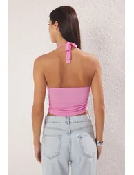 Pink*001 Knitted Blouse - 3