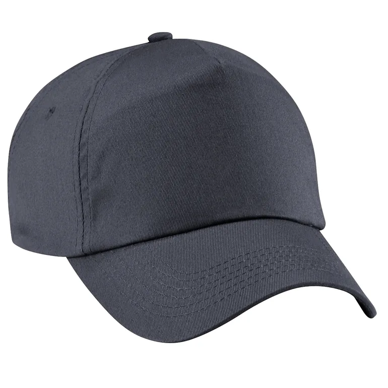 Beechfield Unisex Plain Original 5 Panel Baseball Cap (Pack of 2) - Graphite Grey