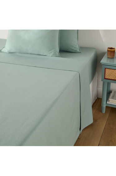 Clara 100% Cotton Flannel Flat Sheet product thumbnail 2