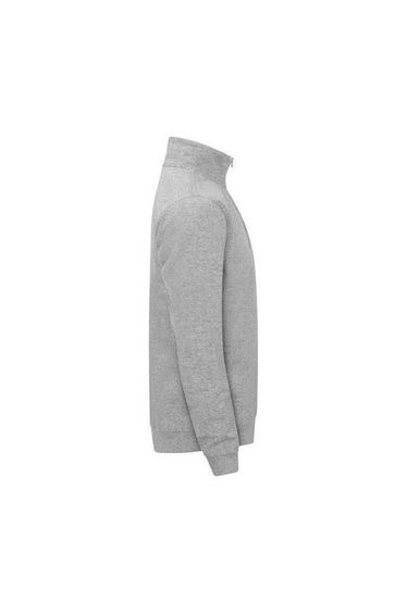 Clique Mens Miami Half Zip Sweatshirt - Grey Melange product thumbnail 4