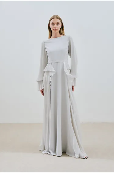 LAYER PLEATED DRESS