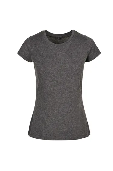 Womens/Ladies Basic T-Shirt - Charcoal