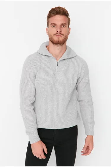 Sweater - Gray - Regular fit