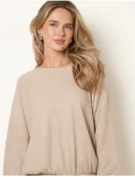 Rhinestone Batwing Top - 4