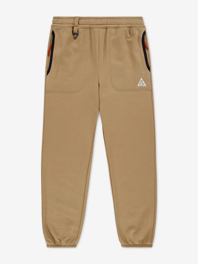 Nike Kids ACG LBR Fleece Joggers in Beige