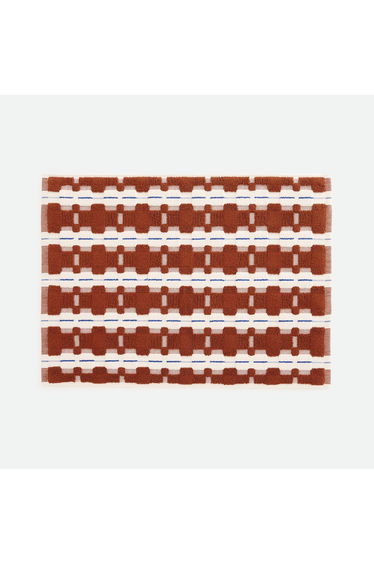 Meiri Bath Mat in Jacquard Towelling
