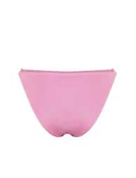 Pink Gathered Bikini Bottoms - 3