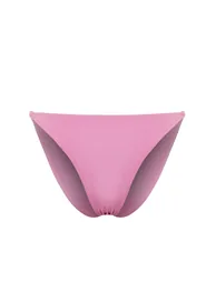 Pink Gathered Bikini Bottoms - 2