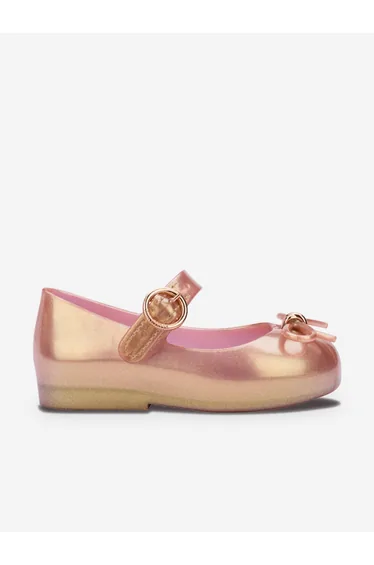 Girls Sweet Love Ballerinas in Gold