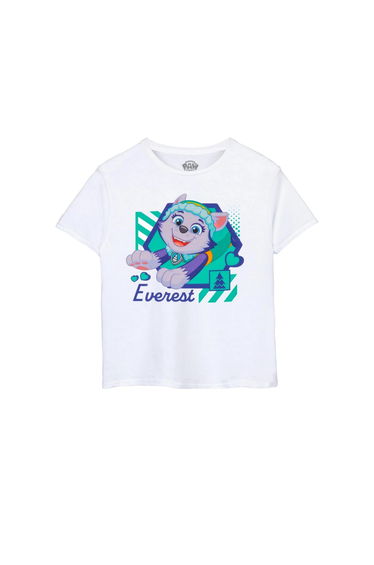 Paw Patrol Girls Everest T-Shirt - White
