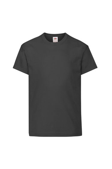 Fruit of the Loom Childrens/Kids Original T-Shirt - Black