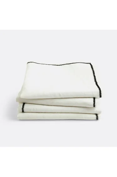 مناديل مائدة قطن كتان عدد 4