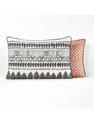غطاء وسادة قطني بطبعة - 2