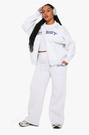 PLUS DETROIT WIDE LEG JOGGERS