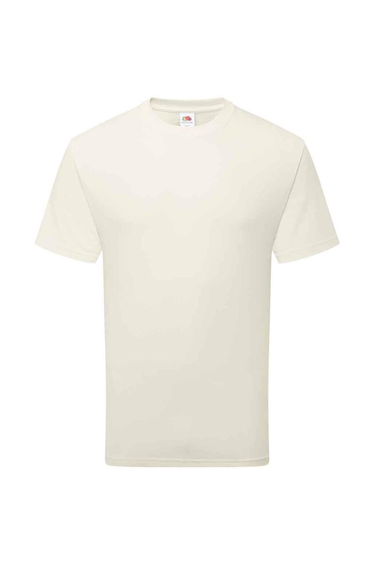 Fruit of the Loom Unisex Adult Cotton T-Shirt - Natural