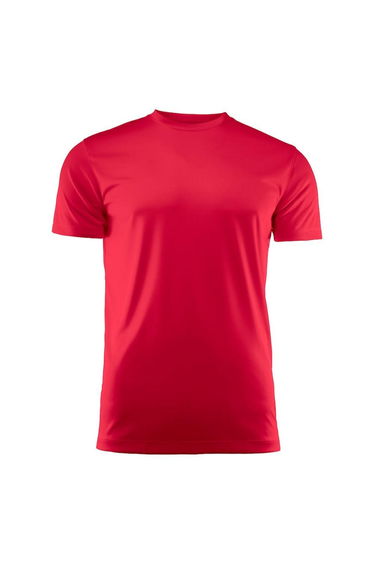 Printer RED Mens Run Active T-Shirt - Red