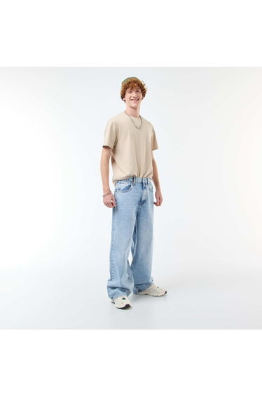 Baggy Denim Fit in Cotton BLUE