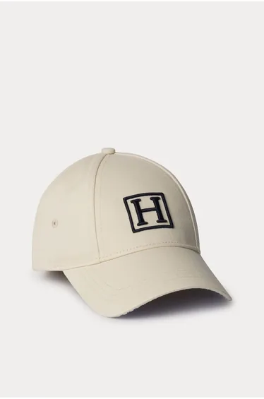 Heritage H Box Cap Off White