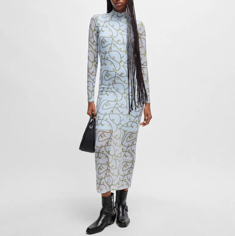 hugo boss maxi dress Hugo Boss Dellisi Maxi Dress - Queen Letizia Dresses