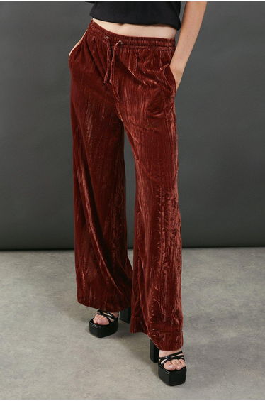 Premium Crushed Velvet Drawstring Trouser