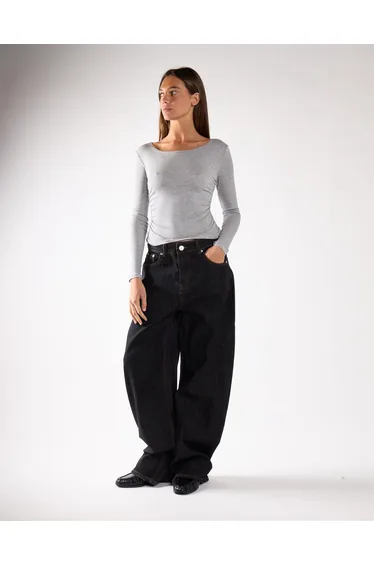 Indigo Wide Leg Baggy Jeans