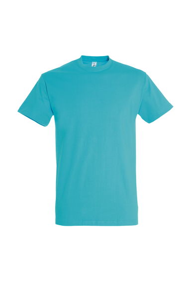 SOLS Mens Imperial Heavyweight Short Sleeve T-Shirt - Blue Atoll