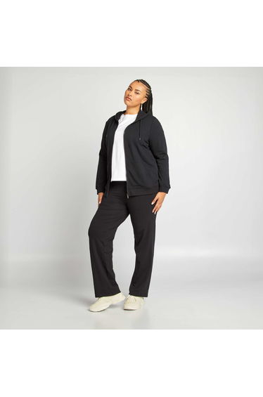Straight joggers black