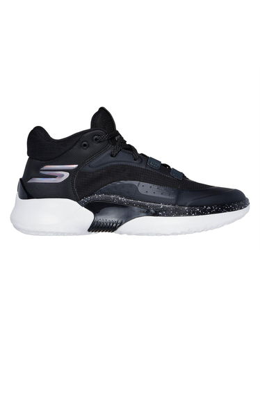 Skechers Mens Resagrip Logo Trainers - Black/White