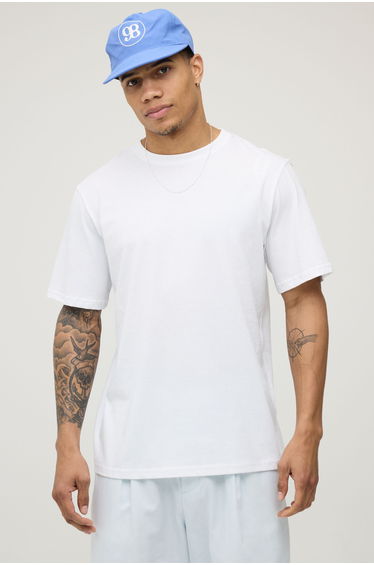 White Relaxed Amalfi Window Print T-Shirt - white
