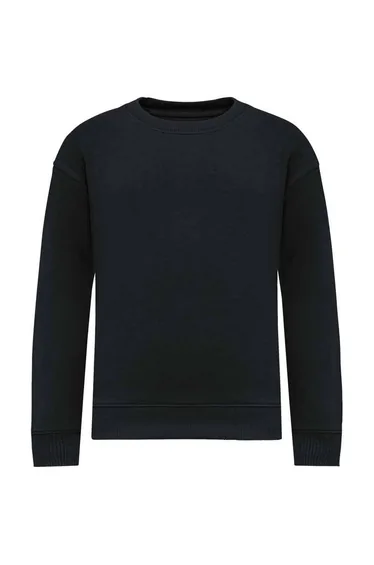 Native Spirit Childrens/Kids Round Neck Oversized Sweatshirt - Black