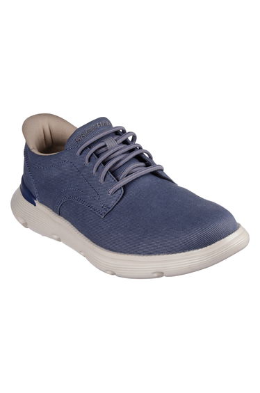 Skechers Mens Garza Clive Slip-In Trainers - Blue