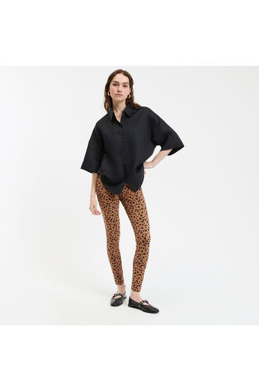 Animal Print High-Waist Leggings