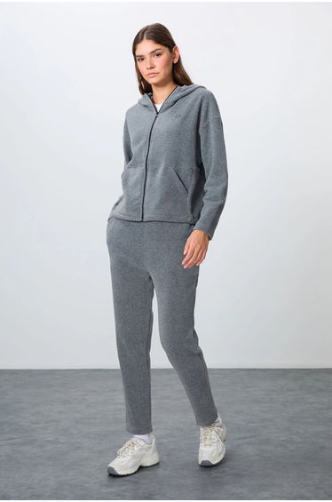 TOMMY Oversized Hooded Zipper Tracksuit Set
