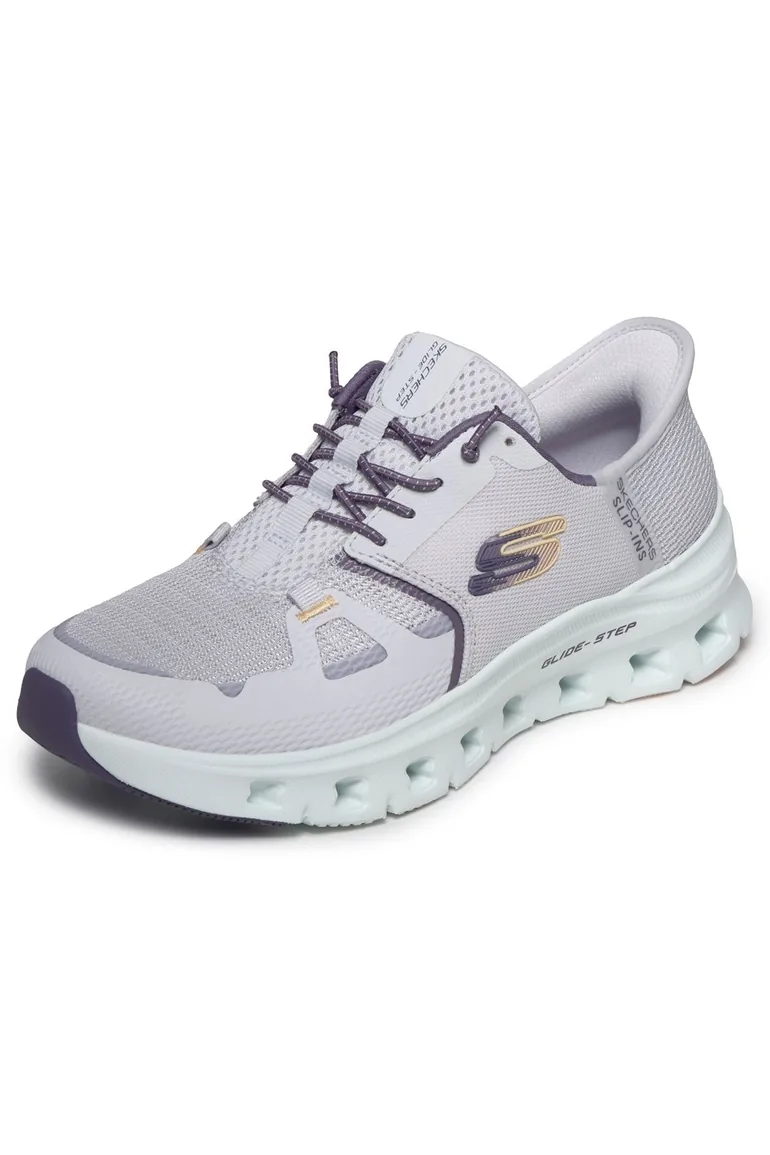 GLIDE-STEP PRO Mesh Bungee Slip-Ins Lavender - 1