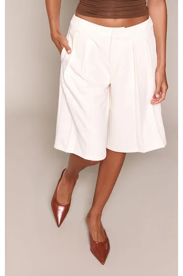 Tan Faux Leather Kitten Heel Court Mules