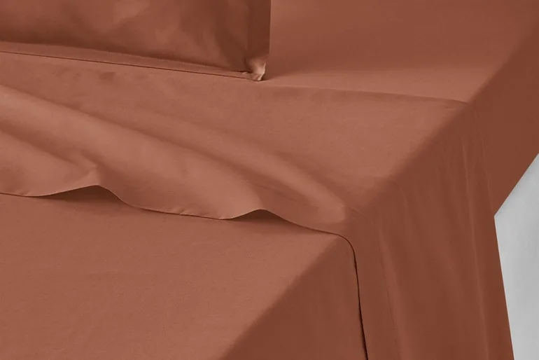 شرشف سرير قطن سادة