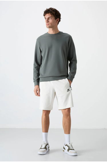 TOMMY Men's Plain Crew Neck Sweatshirt