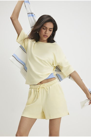 Yellow Premium Short Sleeve Boxy T-shirt