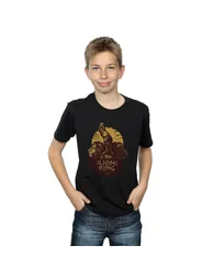 Disney Boys The Lion King Movie Sunrise Collage T-Shirt - Black