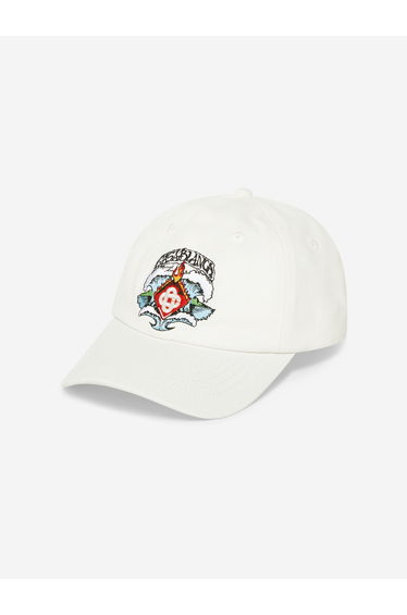 Casablanca Kids Waves Cap in White