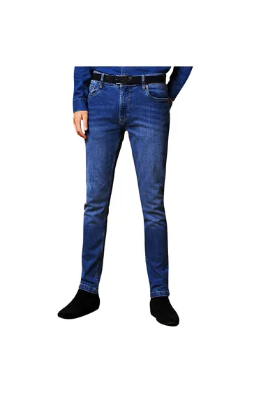 AWDis So Denim Mens Max Slim Jeans - Dark Blue Wash