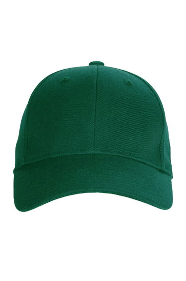 Beechfield Unisex Low Profile Heavy Brushed Cotton Baseball Cap - Forest