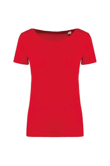 Native Spirit Womens/Ladies T-Shirt - Poppy Red